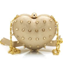 Spiked Heart Clutch