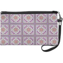 Square cross-stitch pattern Wristlet