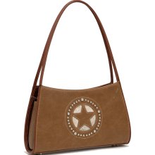 Star w/ Rhinestone Studs Shoulder Bag