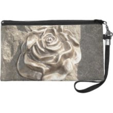 Stone Rose Wristlet