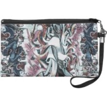 Street art Wristlet Purse