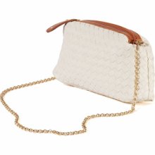 Street Level Woven Clutch Color