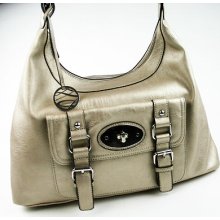 Style & Co Women's Large Tan / Beige Pearl Shoulder Bag. Neat And Clean Roomy