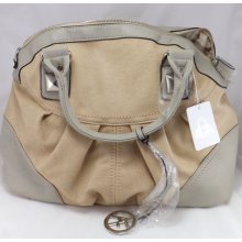 Summer Fashion Satchel Bag Cream & Green (gream) Womans