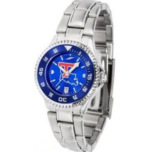 Suntime Louisiana Tech Bulldogs Competitor Steel AnoChrome Watch