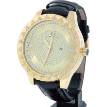 Super Techno Jumbo Men's Yellow Gold Diamond Watch