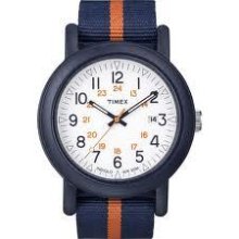 T2n328 Timex Originals Unisex Camper White Dial Two Tone Strap Watch