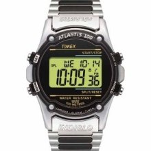 T77517 Timex Men's Atlantis 100 Stainless Steel Bracele