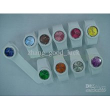 Table 3*28 Pat Silicone White Band Colorful Dial Is/ 3-6-9-12 The Li