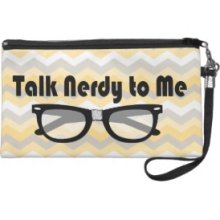 Talk Nerdy To Me Wristlet Clutches