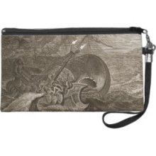 The Dioscuri Protect a Ship, 1731 (engraving) Wristlet Clutch