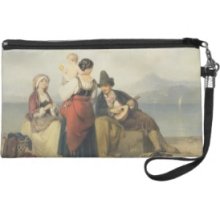 The Neapolitan Family, 1865 (oil on panel) Wristlet Clutches