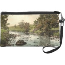 The Ribble at Horton, Yorkshire, England Wristlet Purse