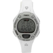 TIMEX Ironman Traditional 30-Lap Watch - Size: MID, White (031452258)