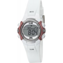 Timex T5g881 1440 Ladies Sports Digital White Resin Strap Watch