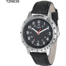 Timex Weekender Analog Watch with Leather Strap T2N639