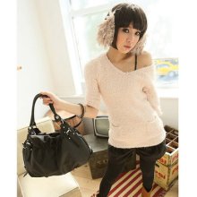 Top Pleated Korean Fashion Hotsale Woman Handbags Hobo Tote Purse Q087