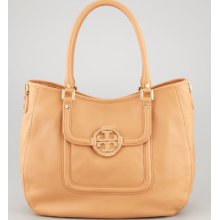 Tory Burch Classic Amanda Hobo Bag, Tan