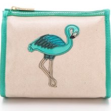 Tory Burch Flamingo Taryn Cosmetic Case