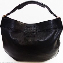 Tory Burch, Stacked T Hobo Bag- Black,