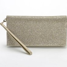 Touch of Nina Lupita Glitter Wristlet - Platino- Platino Glitter