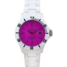 Toy Watch Unisex Crystal Plasteramic Watch Fl01whvl