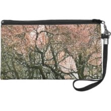 Trees Wristlet Clutch