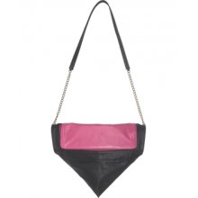 Triangular Shoulder Bag - Black