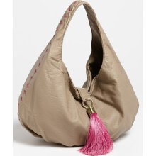 Tulu 'Scarlett' Faux Leather Hobo Putty