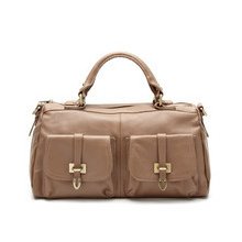 Tumbled Leather Yaka Satchel Shoulder Bag By Paul & Joe Sister Retails $484