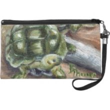 Turtle Friends Bagettes Bag Wristlet