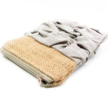 Untamed Burlap Ruffled Case - clutch, pouch, gadgets, case, phone, smartphone