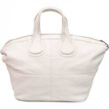 Uptown Medium Satchel White