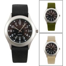 Us Time Squad Leader Watch W/ Nylon Band