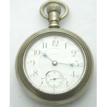 Used Antique 1900 Waltham Appleton Tracy 18 S 17 Jewel Pocket Watch Nice Hands