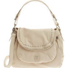 V Couture by Kooba Cassie Flap Front Hobo w/ Shoulder Strap - Stone - One Size