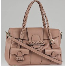 Valentino Mauve Leather Small Histoire Satchel Bag