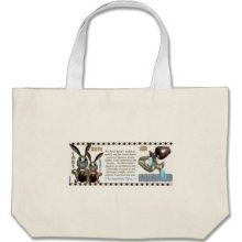 Valxart 1951 2011 2071 MetalRabbit zodiac Aquarius Tote Bags