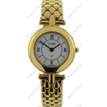 Van Cleef & Arpels Classique Ladies 18k Yellow Gold White Dial Quartz Watch