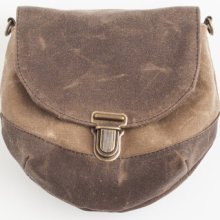 Vegan Clutch convertible hip bag pouch in Rustic Tan