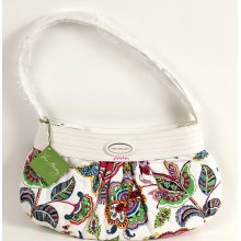 Vera Bradley Palm Beach Gardens Perfect Shoulder Bag NWT - Cotton - White - Medium