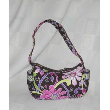 Vera Bradley Small Handbag Brown/pink/green/white/purple