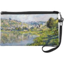 Vetheuil Claude Monet landscape waterscape paint Wristlet