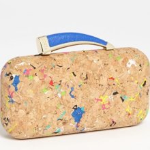 Vince Camuto 'Horn' Clutch Colorful Cork