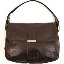 vintage 70s brown leather bag