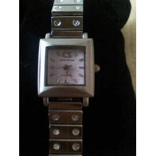 Vintage Charles Sernard Womens Watch Quartz Movement Silver Color