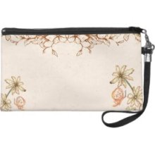 Vintage Flowers Wedding Wristlets