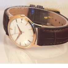 Vintage Jaeger-lecoultre 18k Solid Rose Gold 1958 Manual Stunning Condition