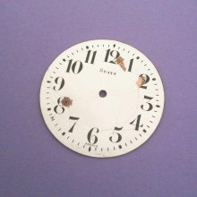 vintage porcelain watch face steampunk supplies enamle pocket watch dial large parts BB175F