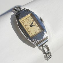 Vintage Rare Kelton Antique Art Deco Ladies Mechanical Wristwatch